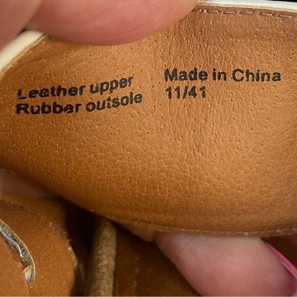 Mark Jenkins white wedge sandals, size US 11/41 EU - Picture 5 of 9